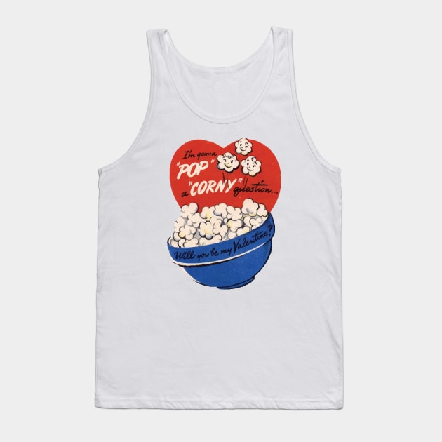 a polyamorous popcorn valentine Tank Top by Eugene and Jonnie Tee's